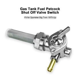GUZIKO petcock installed on a Harley tank showing real-world fit and clearance