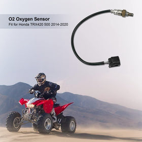GUZIKO oxygen sensor installed on TRX exhaust showing correct placement benefit