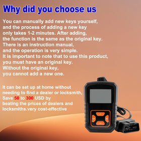 Gvolinkdpe key fob back and button layout matching factory functions for seamless use