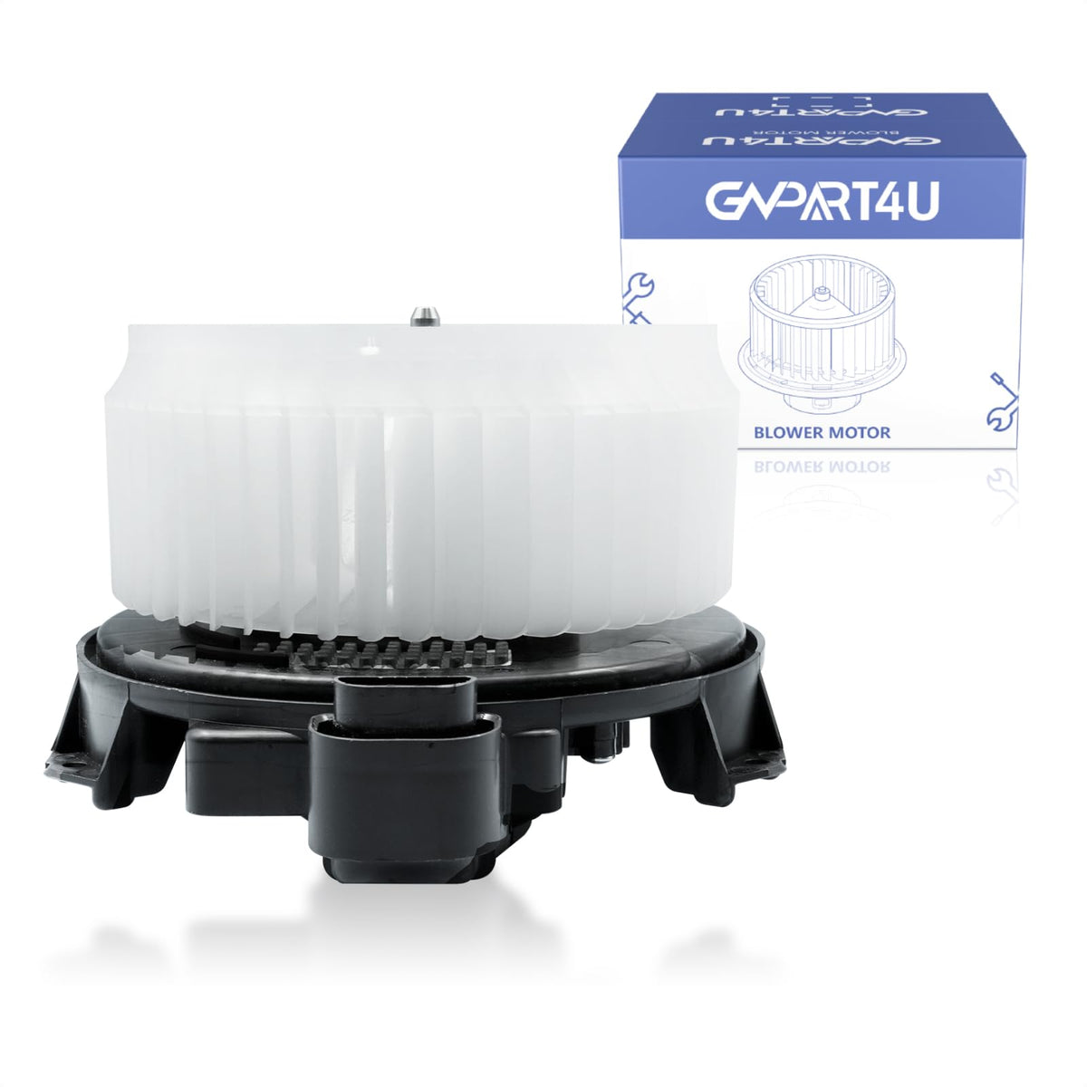 GVPART4U front blower motor front view showing robust housing and fitment benefit