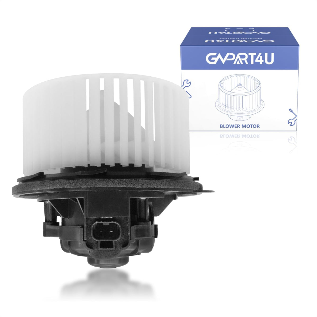 GVPART4U front view of blower motor showing direct-fit design and reliable airflow