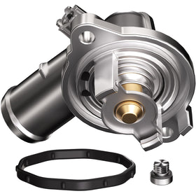 GVPART4U front view thermostat housing showing fit and mounting points for correct alignment