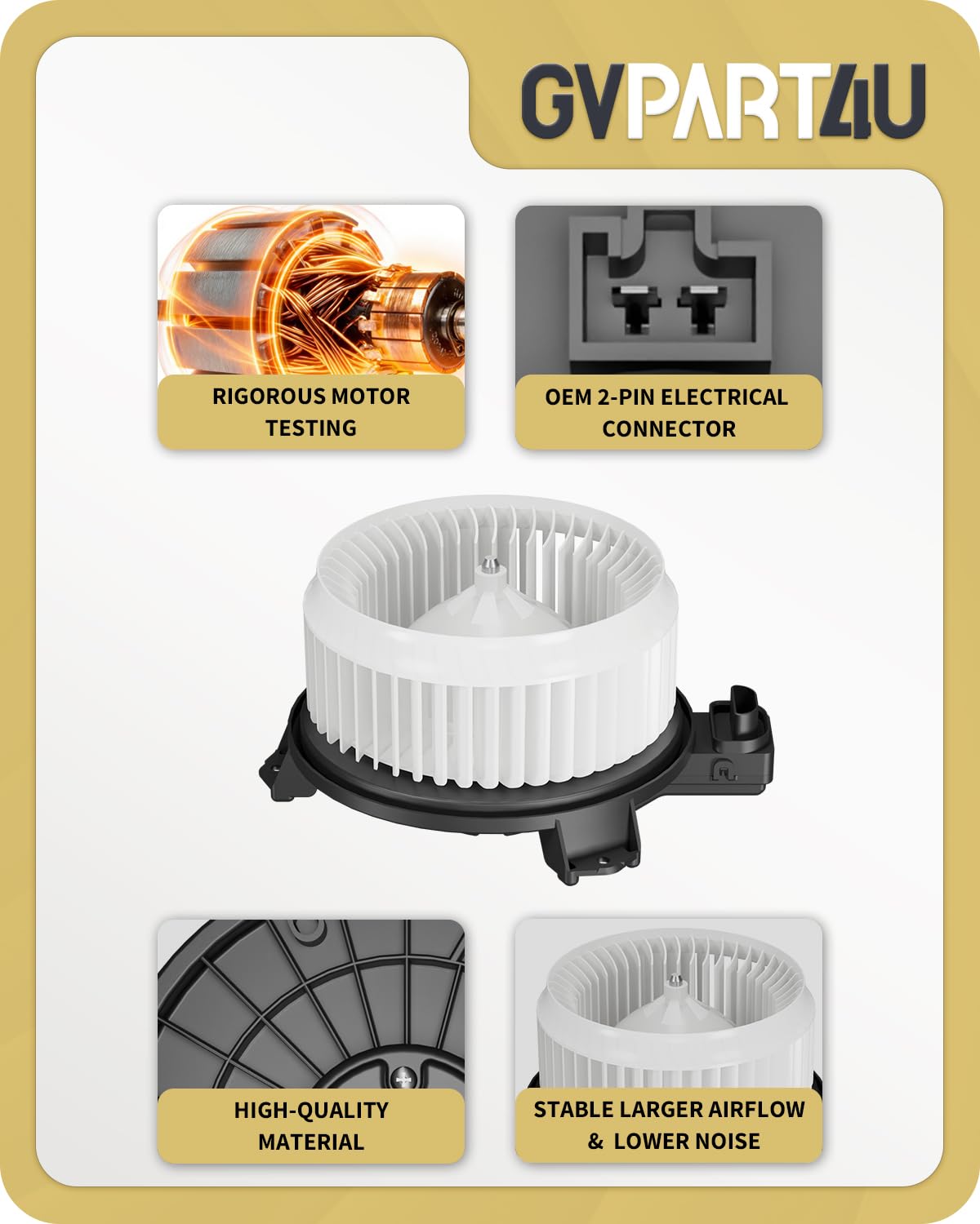 GVPART4U motor held in hand to show scale and straightforward replacement benefit