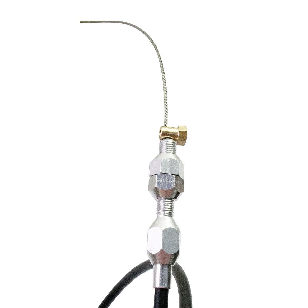 GXARTS cable connected to accelerator pedal showing adjustable linkage