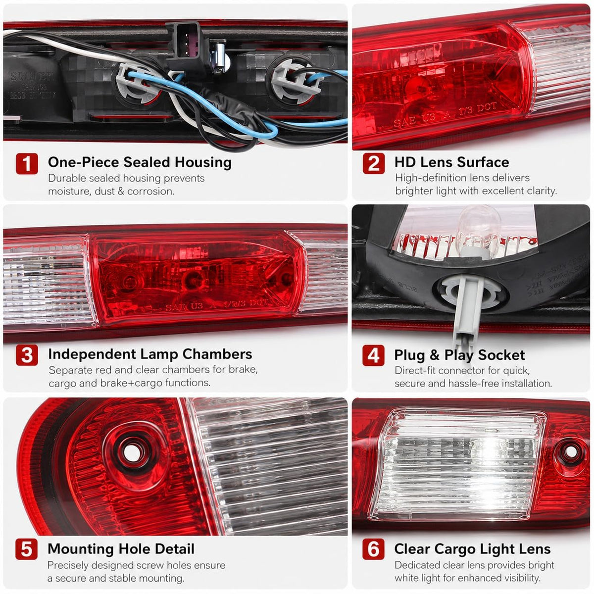 GXARTS brake light next to ruler showing dimensions for confident fitment