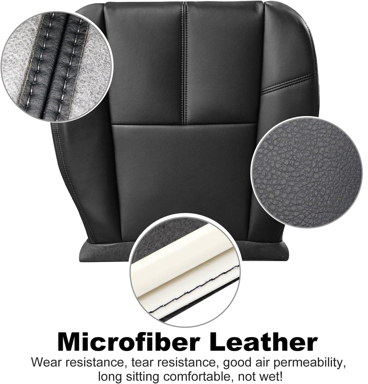 GXARTS seat cover installed in vehicle interior showing refreshed cabin aesthetic