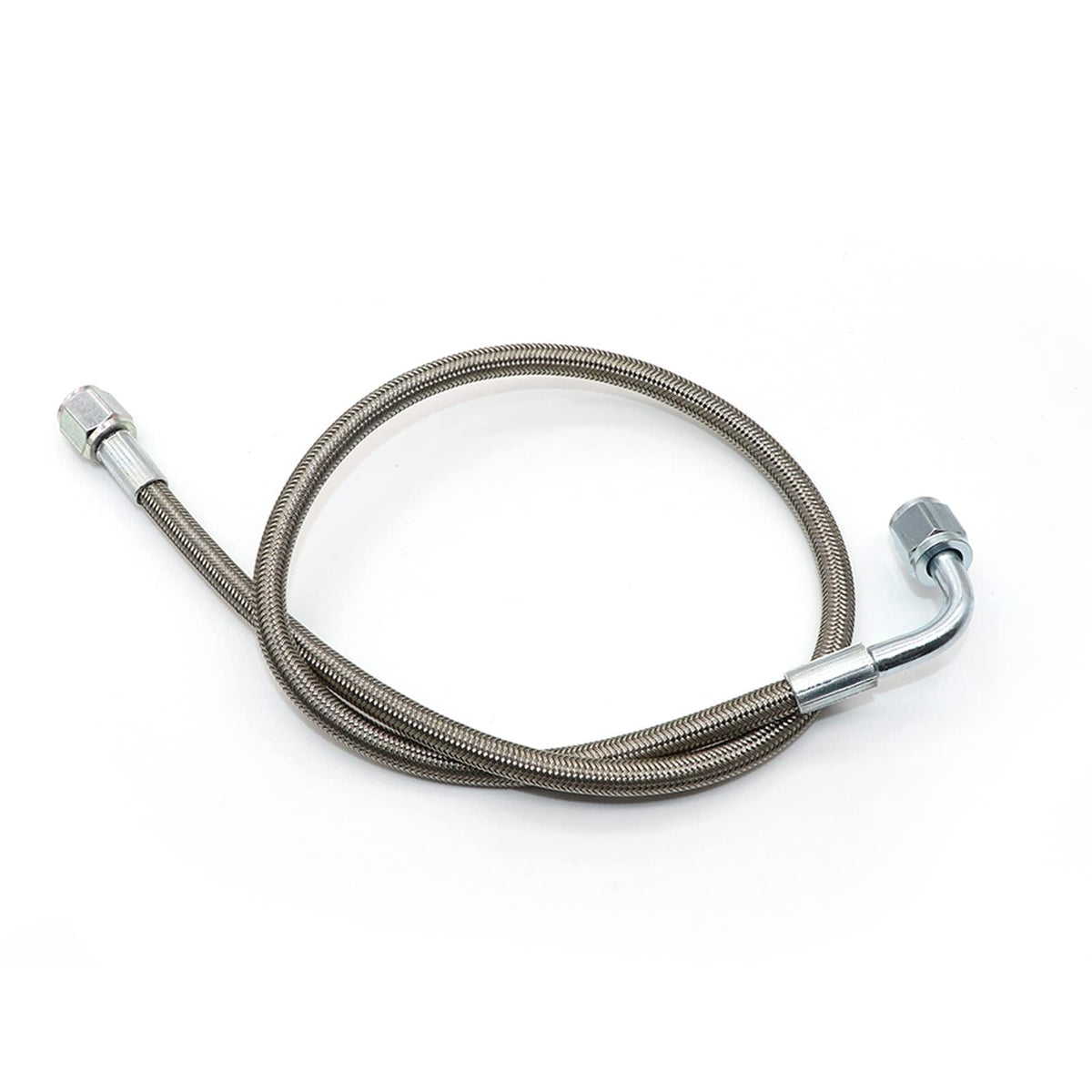 GXARTS stainless-steel braid detail protecting hose from abrasion