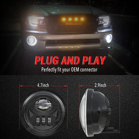 GXENOGO installed on Tundra front end showing brighter road visibility