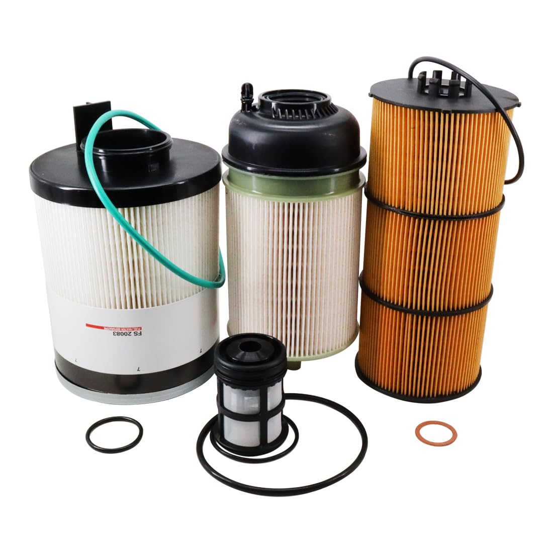 GXFCY front packaging showing the filters and part numbers for easy identification and compatibility