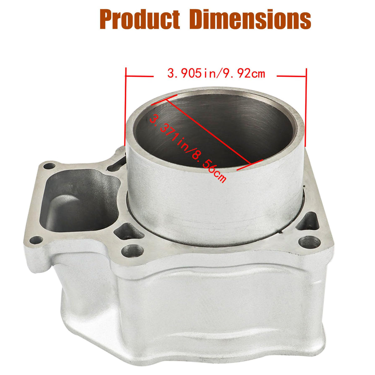 GXYWADY cylinder held in hand showing scale and fitment assurance benefit