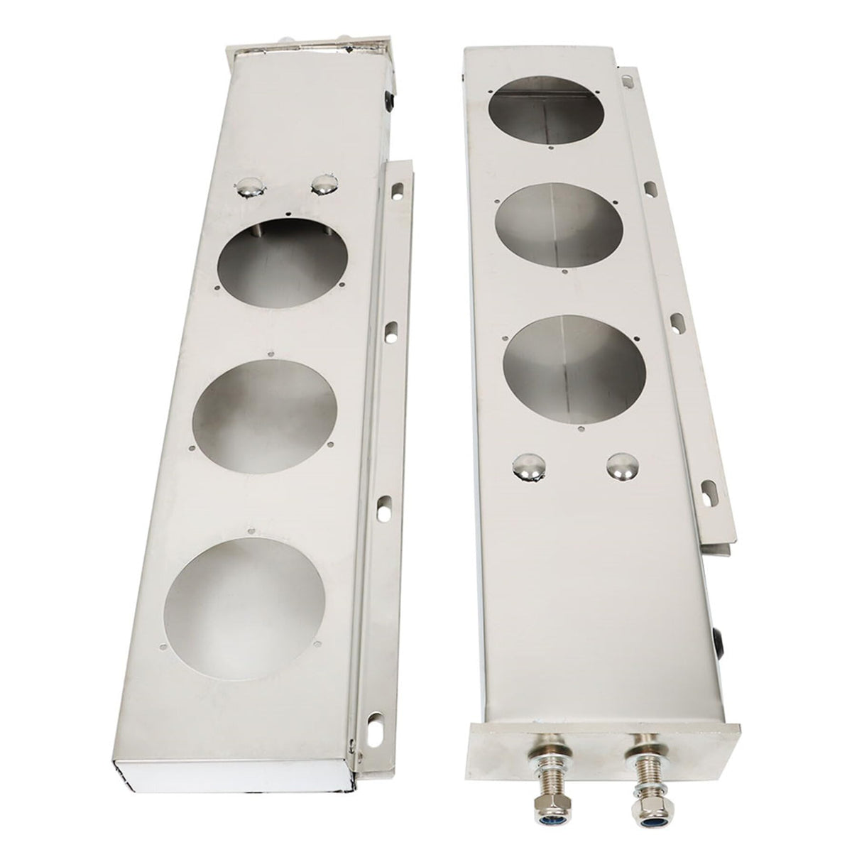 GXYWADY mounting holes showing 2-1-2 inch bolt pattern for easy replacement