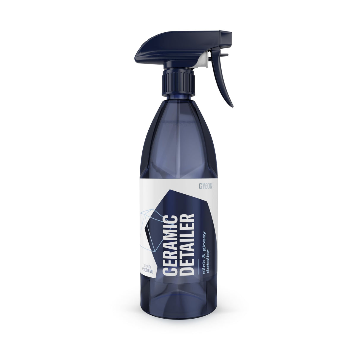 Gyeon bottle front view showing label and size, emphasizes premium finish