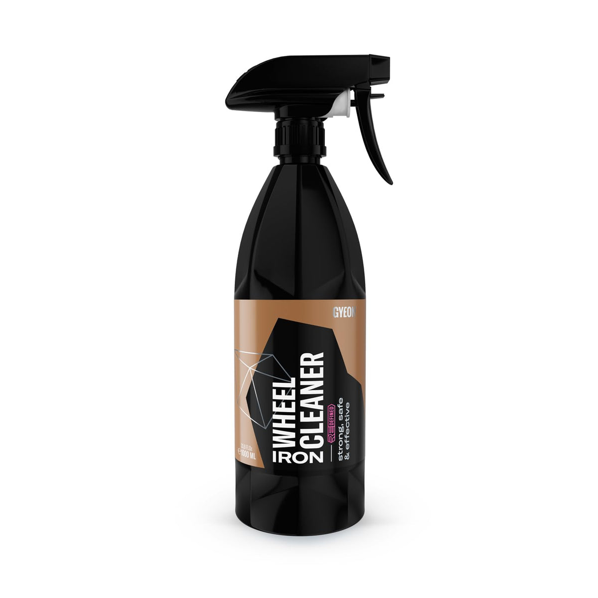 Gyeon bottle front label showing product name and safe benefits