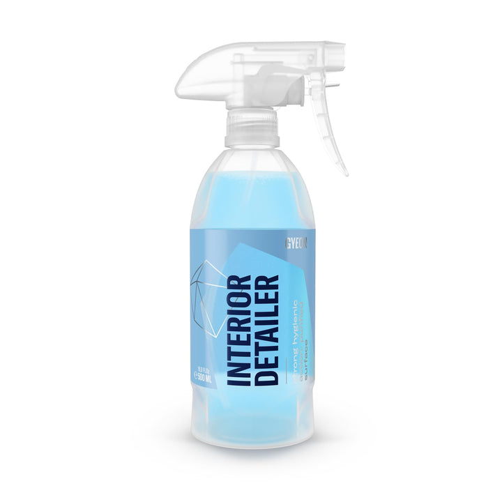 Gyeon front spray bottle showing label and easy-spray cap benefit