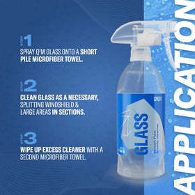 Gyeon used on windshield showing improved visibility in wet conditions