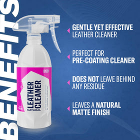 Gyeon pouring cleaner onto applicator showing precise application benefit