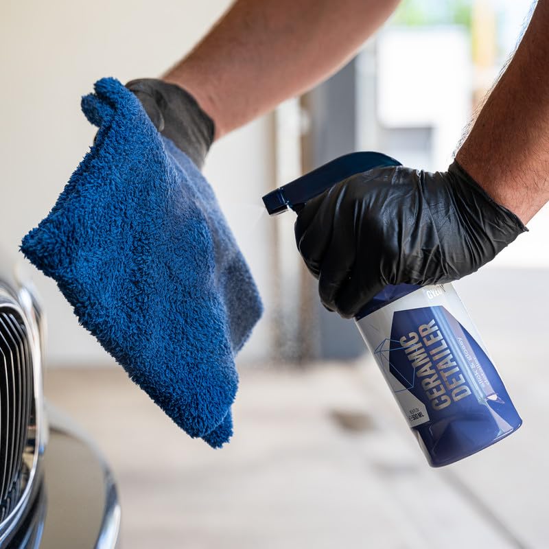 GYEON used in a detailing scene highlighting quick maintenance benefits