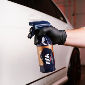 GYEON used during a car-care session highlighting professional results