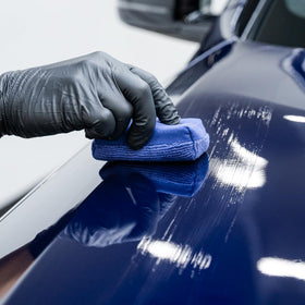 Reflective car surface after Gyeon MOHS EVO application showing deep gloss benefit