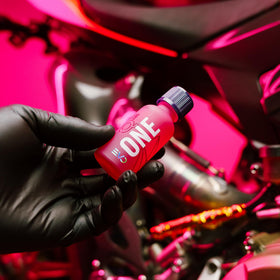 Gyeon product on applicator pad showing smooth texture for even spread and simple application