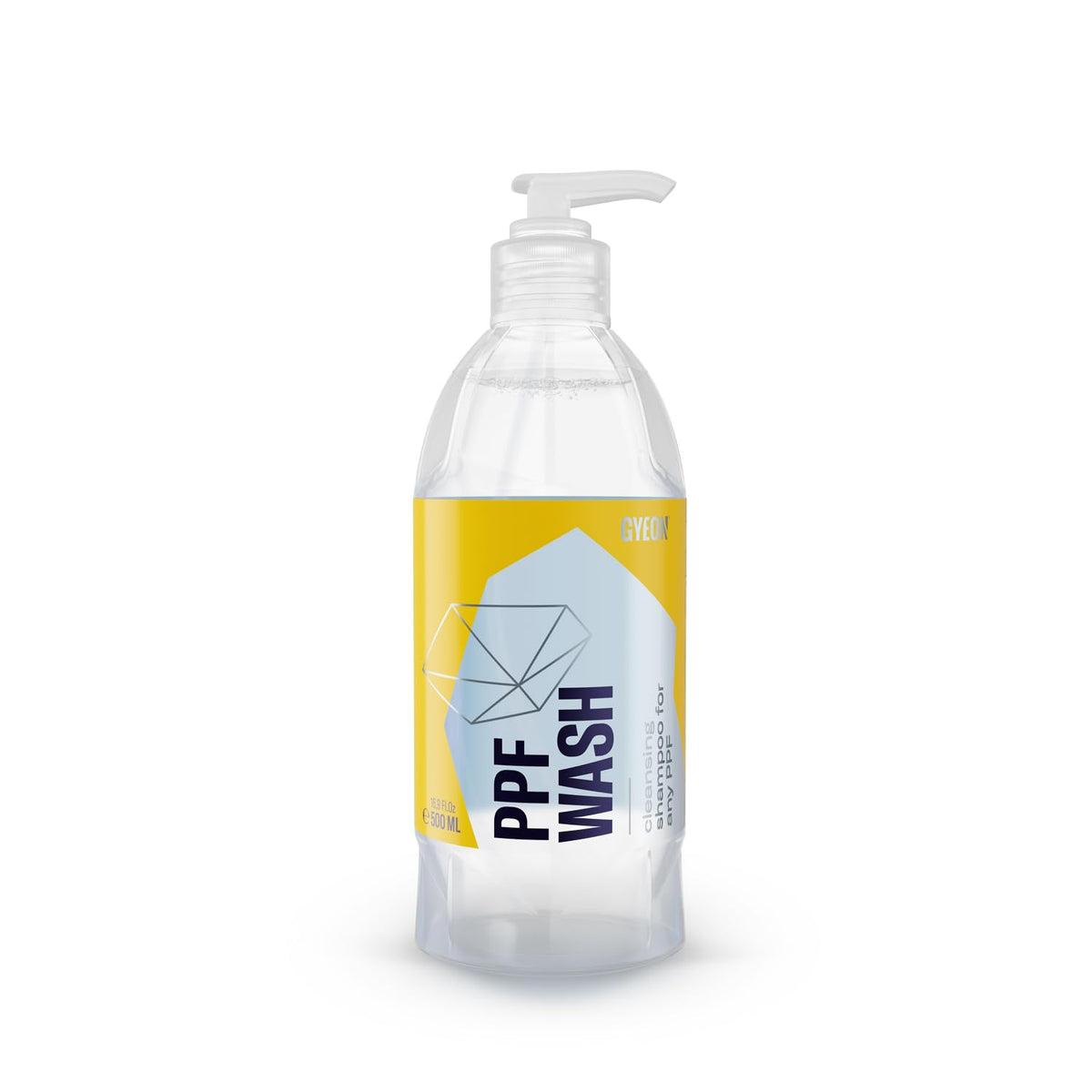 Gyeon bottle front view showing PPF Wash for safe film cleaning and clarity
