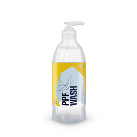 Gyeon bottle front view showing PPF Wash for safe film cleaning and clarity