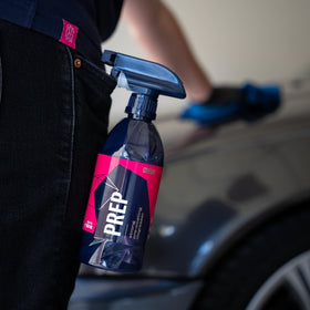 Gyeon Prep in use by detailer demonstrating efficient prep workflow
