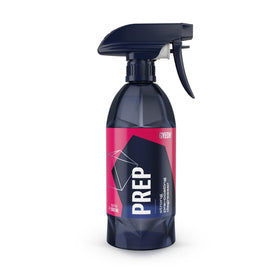 Gyeon Prep front label showing product identity and clean finish benefit