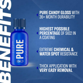 Gyeon Pure formula close-up texture highlighting thick SiO2 consistency benefit