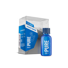 Gyeon bottle front view showing professional coating branding and finish benefit