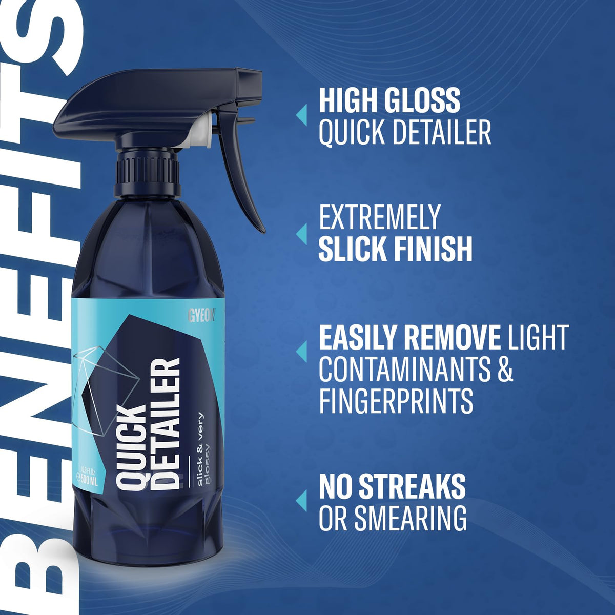 Gyeon spray nozzle ready for use highlighting easy application benefit
