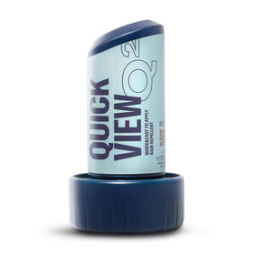 Gyeon QuickView bottle front view showing label and applicator benefit