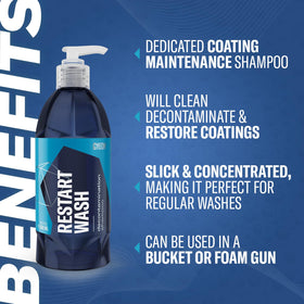 Gyeon Restart Wash bottle cap open for easy dispensing and precise dosing
