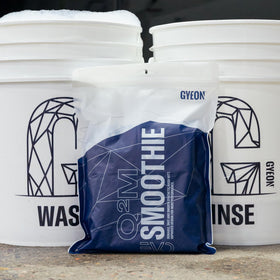 Gyeon Smoothie lathered with shampoo enhancing slip and reduced abrasion