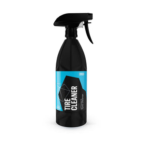 Gyeon tire cleaner front bottle showing product for powerful tire prep