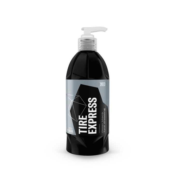 Gyeon bottle front label showing product identity and clear usage benefit