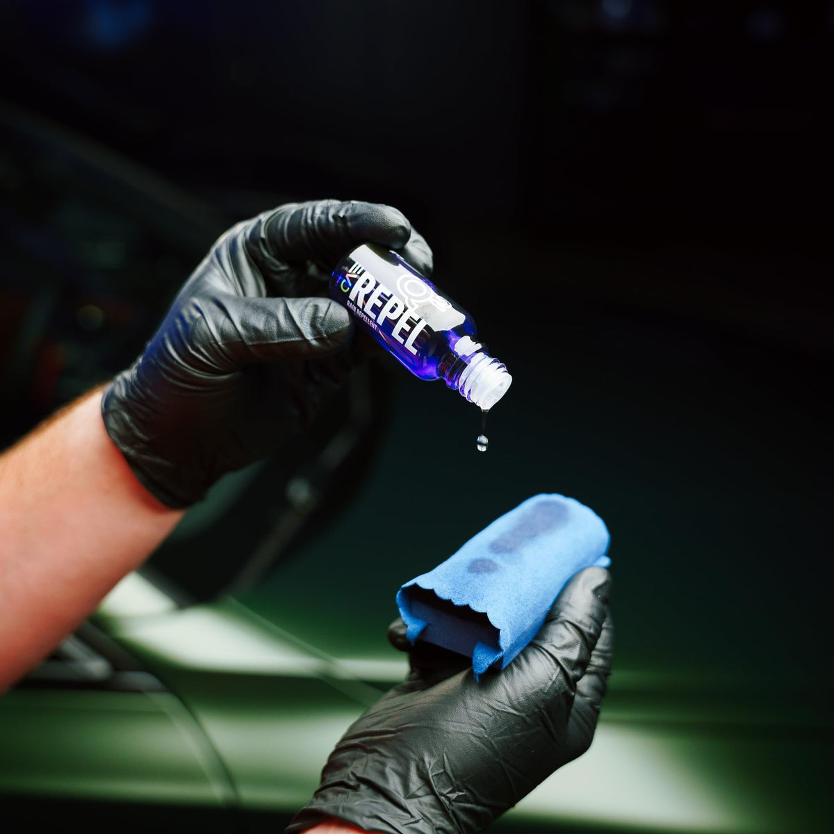 Gyeon product label and instructions for correct step-by-step use