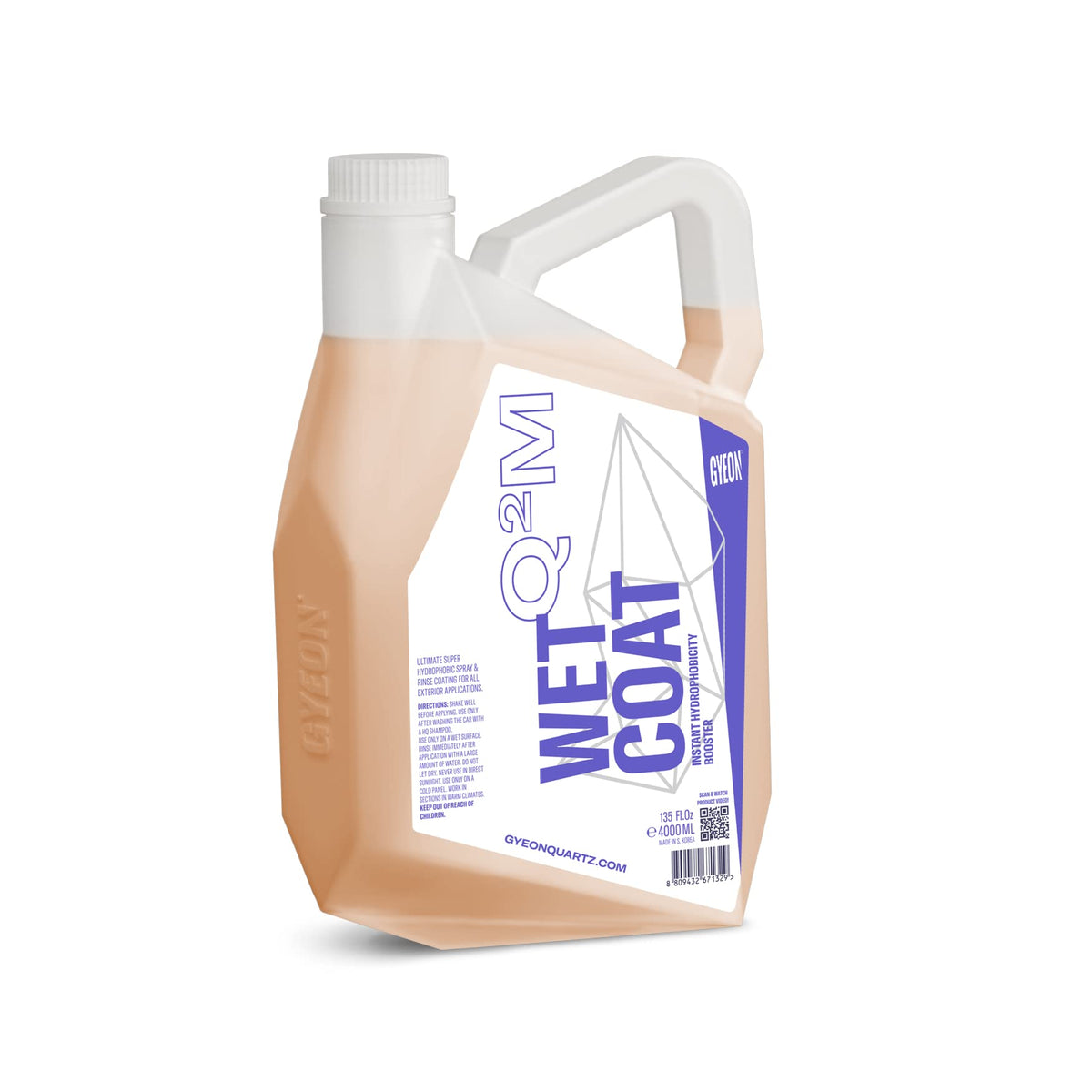 Gyeon Wet Coat bottle front view showing product branding and volume for easy identification