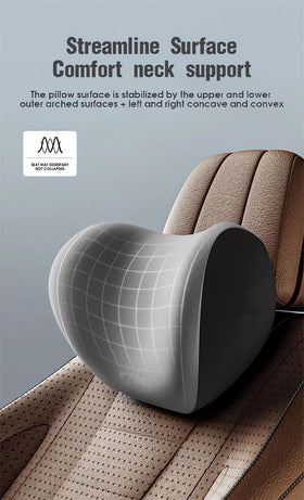 GYLCTOM cushions installed on car seat demonstrating stable fit and head support