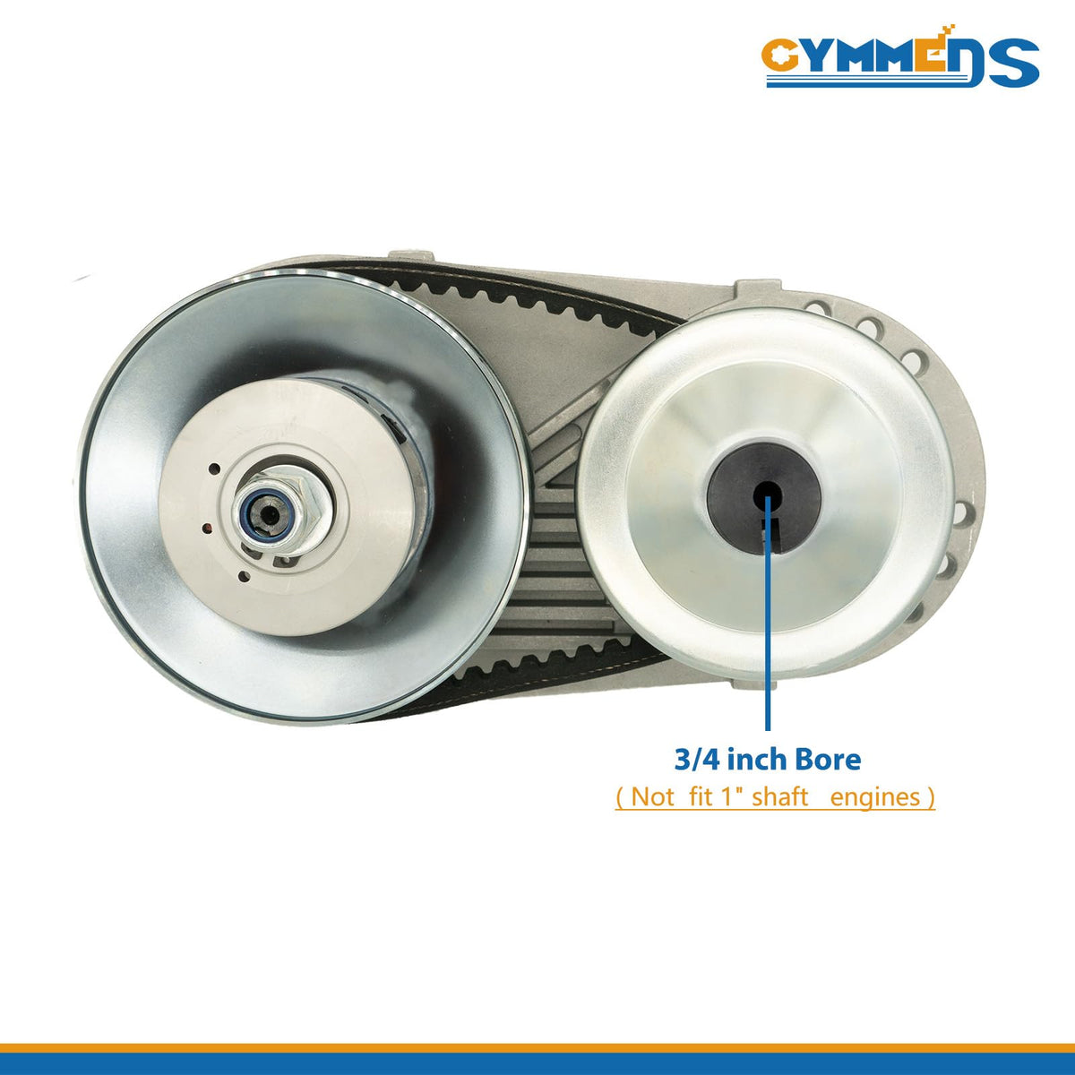 GYMMEDS 10T and 12T sprockets closeup showing compatibility with #35 and #40 chains