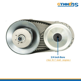GYMMEDS 10T and 12T sprockets closeup showing compatibility with #35 and #40 chains