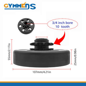 GYMMEDS chain and sprocket together showing correct fit and durability