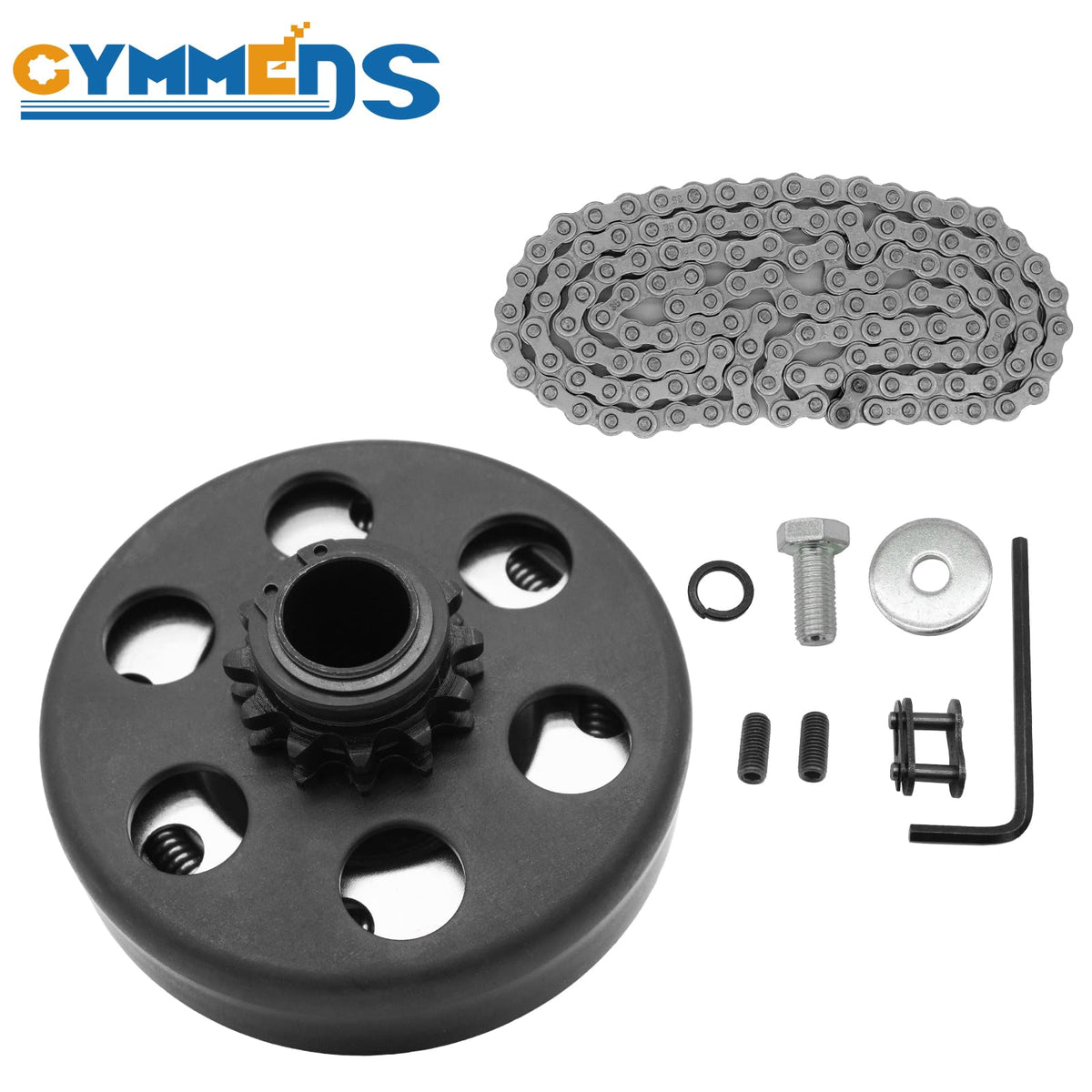 GYMMEDS clutch tooth closeup highlighting durable sprocket design