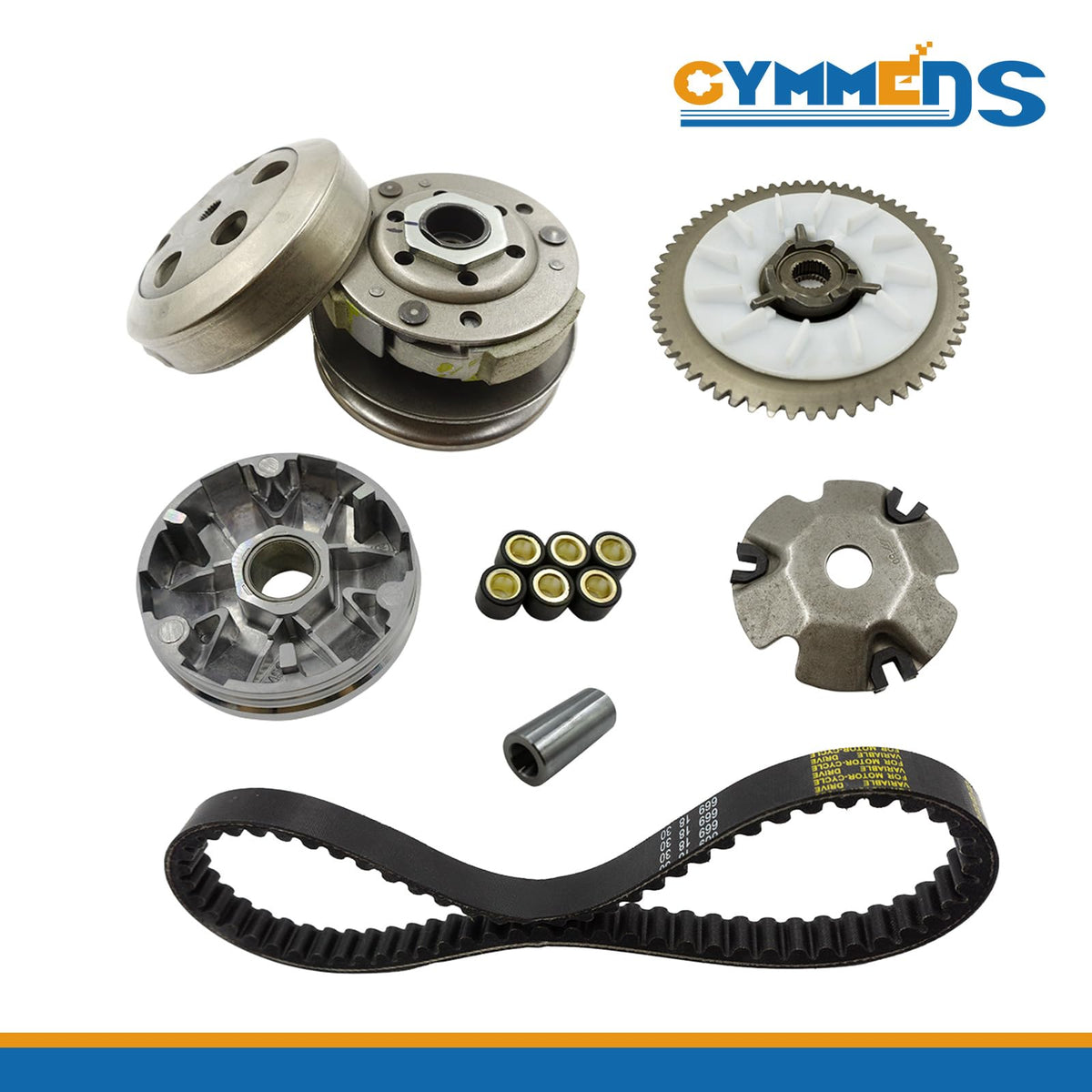 GYMMEDS clutch drum close-up showing spline detail for precise fit
