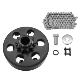 GYMMEDS front view of clutch showing sprocket and bore, ready to install