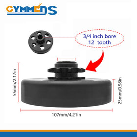 GYMMEDS clutch mounted on Predator 212 engine demonstrating compatibility