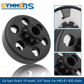 GYMMEDS clutch mounted on small engine demonstrating easy bolt-on fit