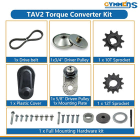 GYMMEDS driver pulleys and belt detailed view demonstrating easy replacement advantage