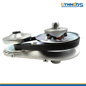 GYMMEDS full kit staged on a go-kart showing ready-to-install drivetrain upgrade benefit