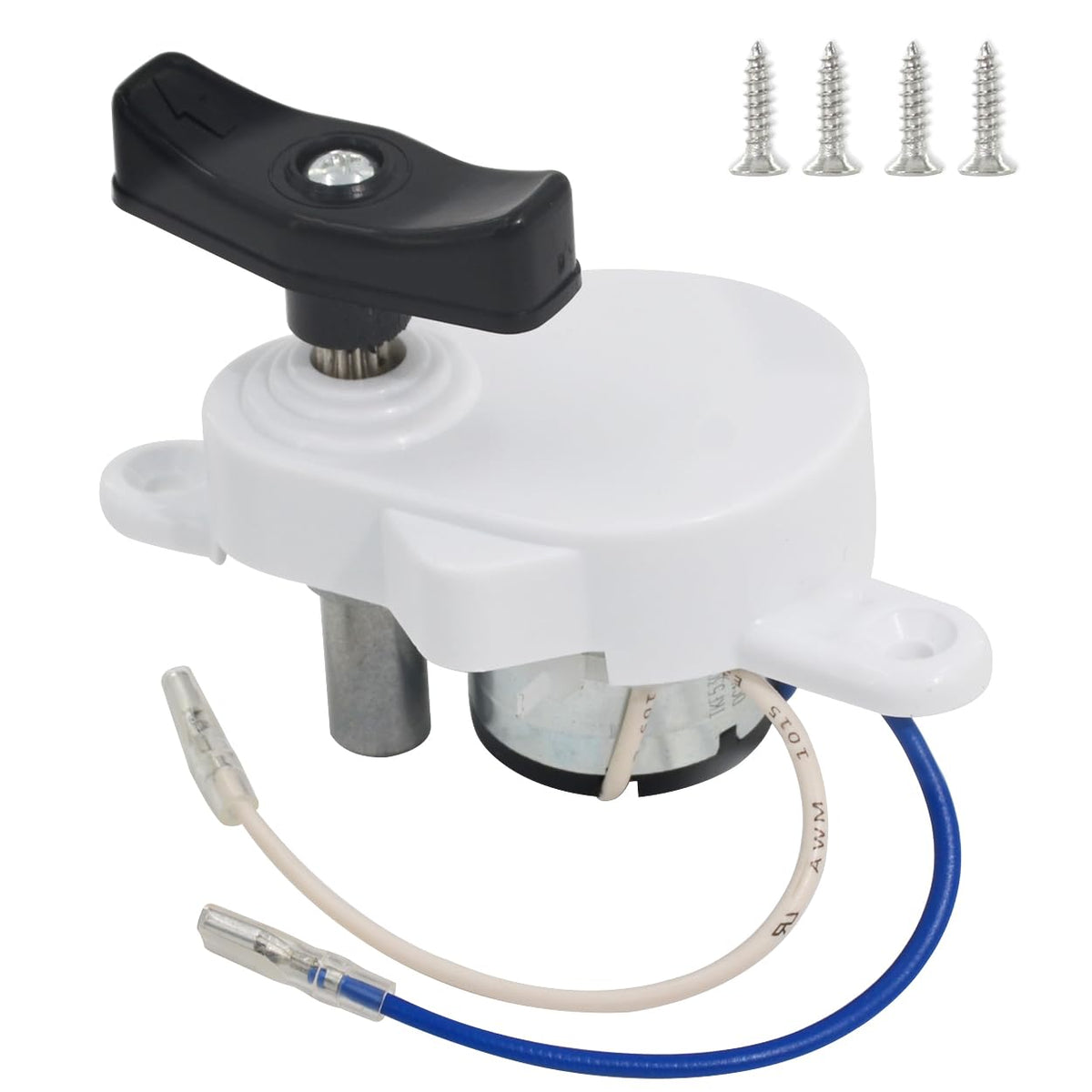 GYOFFULL front view with white cap showing clean fit and easy replacement
